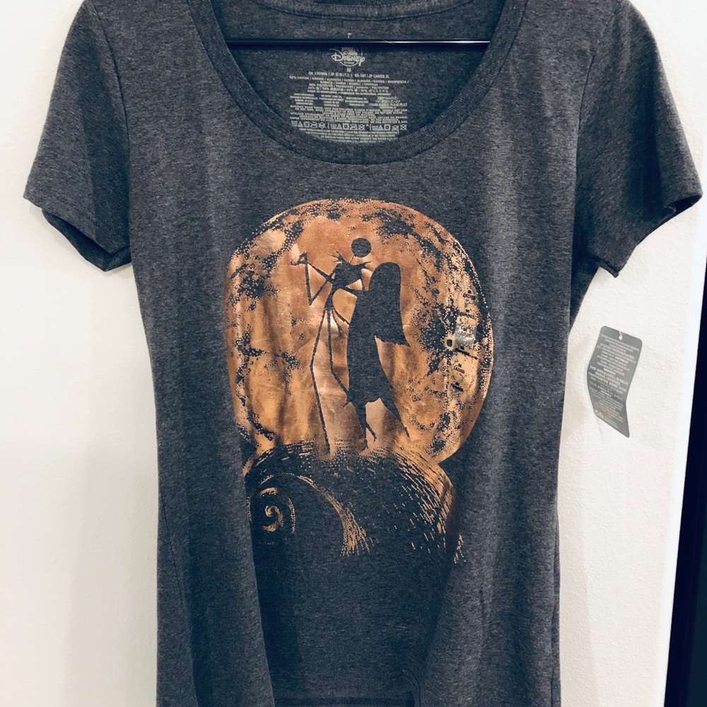 Nightmare Before Christmas metallic moon